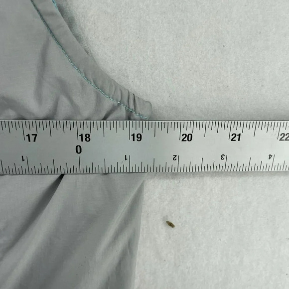 Mountain Hardwear Vest Women's Sz M Light Blue Colorblock Windbreaker Full Zip - Picture 3 of 11